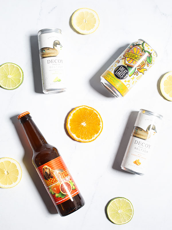 Citrus Beers and Seltzers