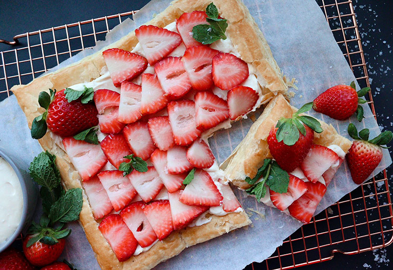 Strawberries & Cream Tart