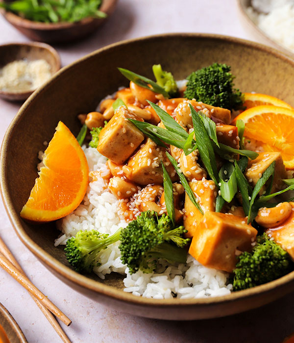Vegan Orange Tofu