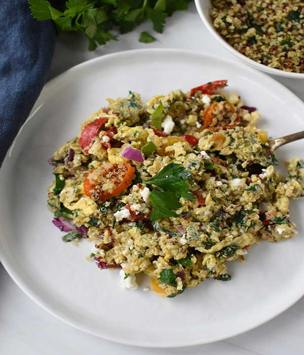 Mediterranean Egg Scramble