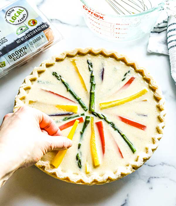 Spring Sunshine Quiche 