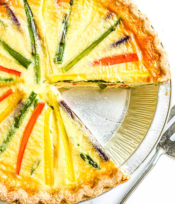Spring Sunshine Quiche
