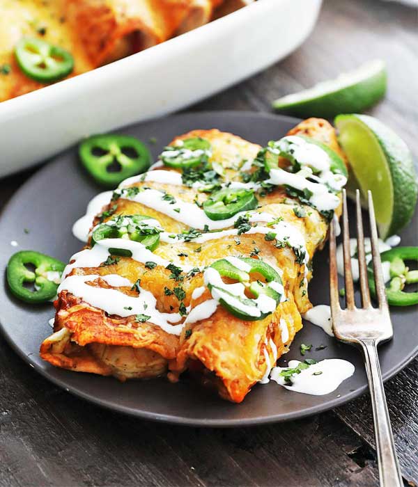 Shrimp Enchiladas