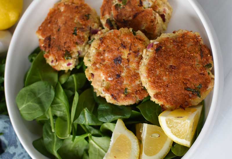 Greek Feta Tuna Cakes