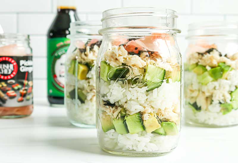 California Roll in a Jar