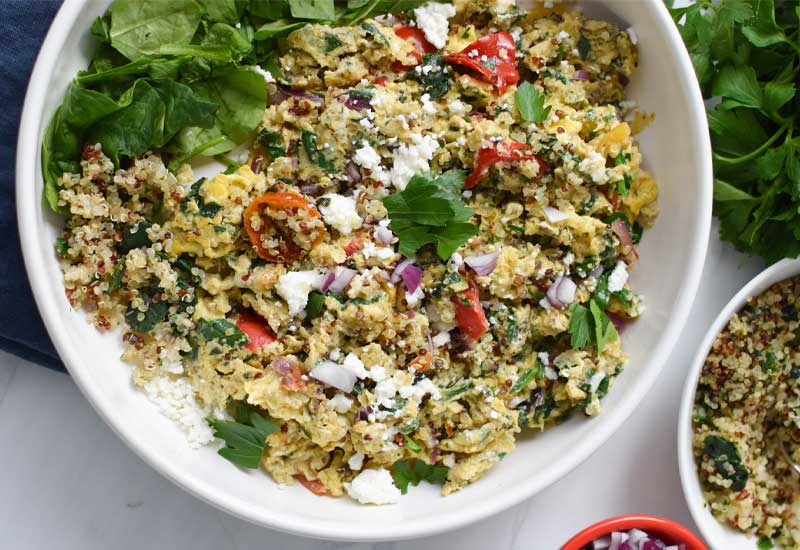 Mediterranean Egg Scramble