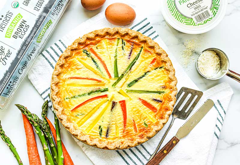 Spring Sunshine Quiche