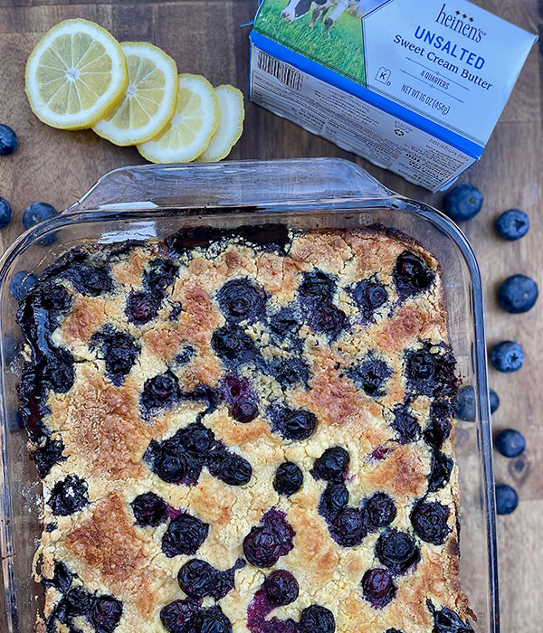 Lemon Blueberry Dump Cake