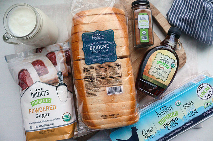 Brioche French Toast Cups Ingredients