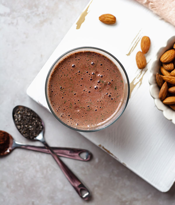 Double Chocolate Cherry Smoothie