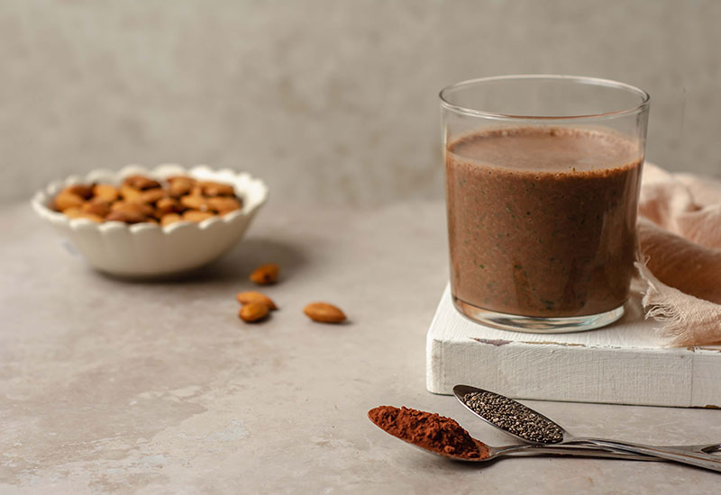 Double Chocolate Cherry Smoothie