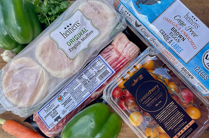 Green Pepper Egg Ring Ingredients