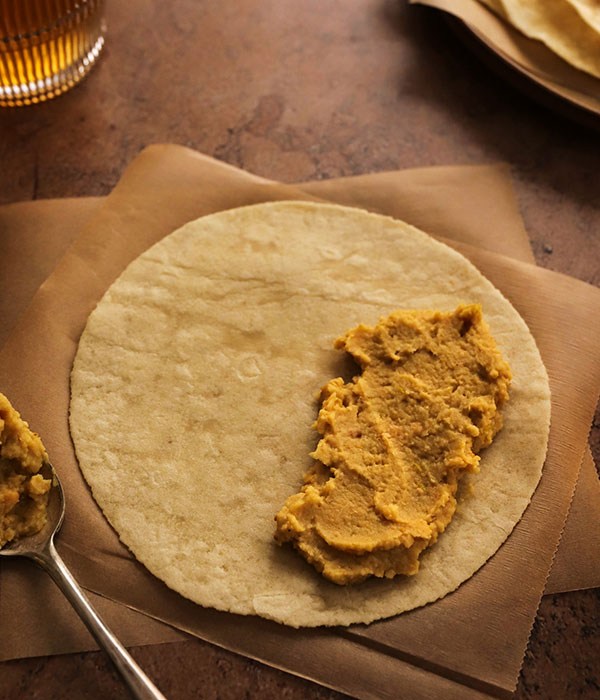 Vegan and Gluten Free Chickpea Taquito