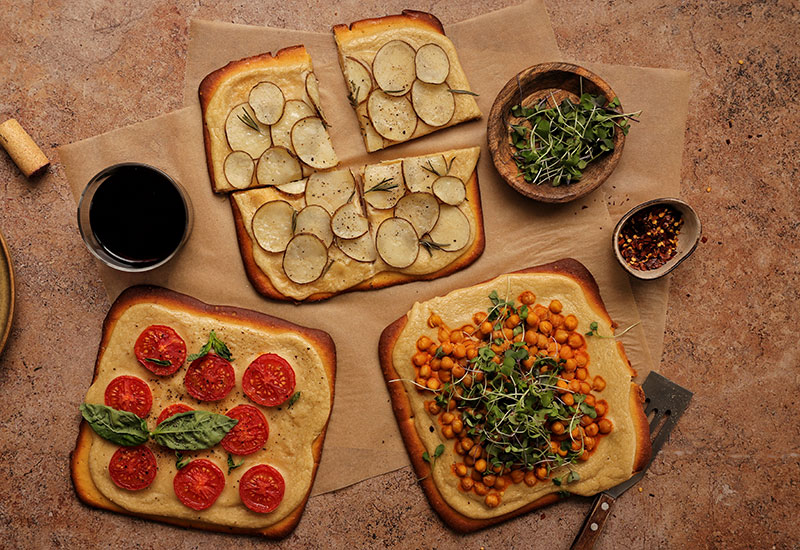 Vegan Creamy Garlic Pizza Sauce