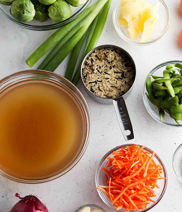 Wild Rice Pilaf Ingredients