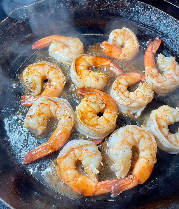 Frozen Shrimp Cooking