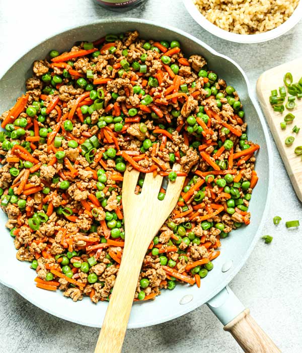 15-Minute Teriyaki Turkey Bowls