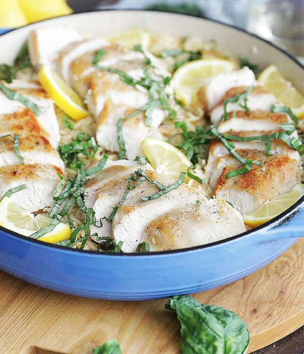 Chicken and Lemon Orzo