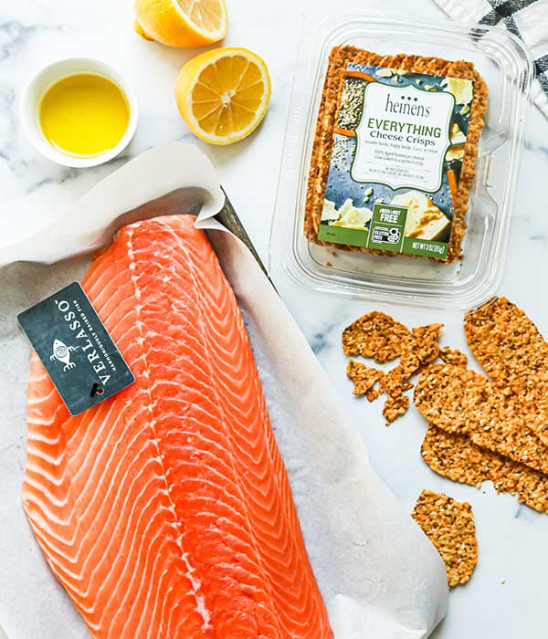 Parmesan Crisp Baked Salmon