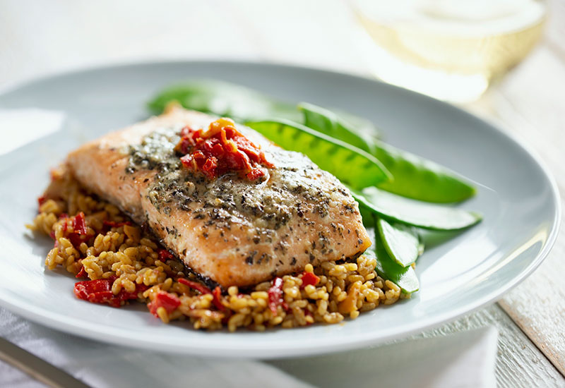 What’s For Dinner? Lemon Pesto Salmon