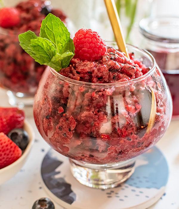 Mixed Berry Granita