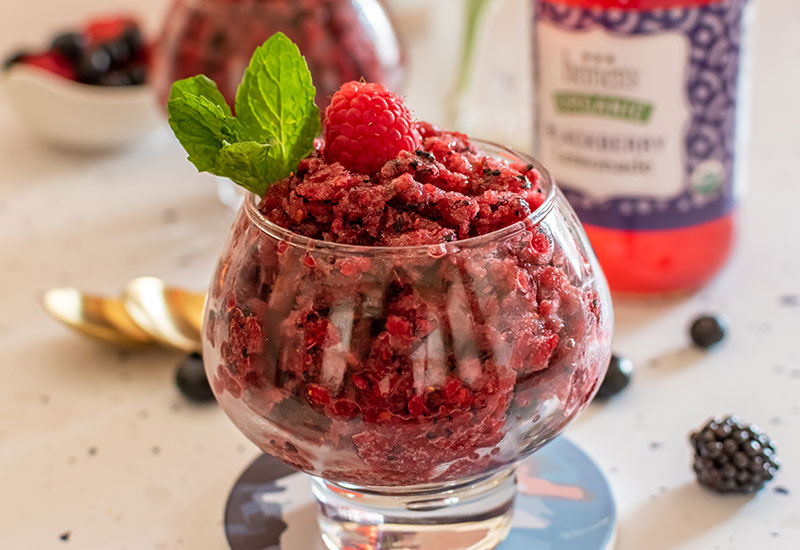 Mixed Berry Granita