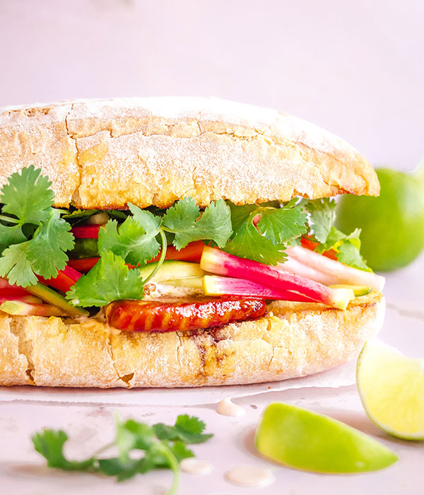 Salmon Bahn Mi Sandwich
