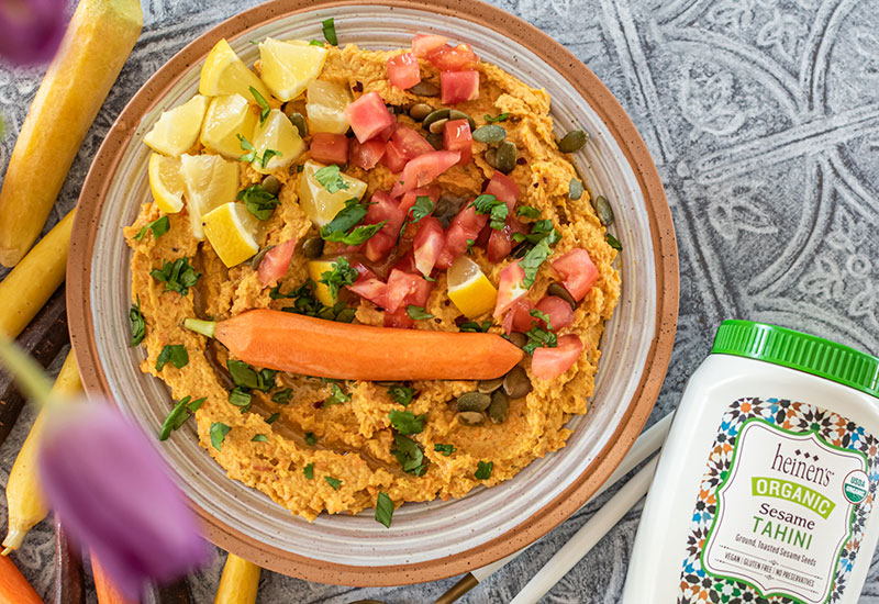 Spicy Roasted Carrot Dip