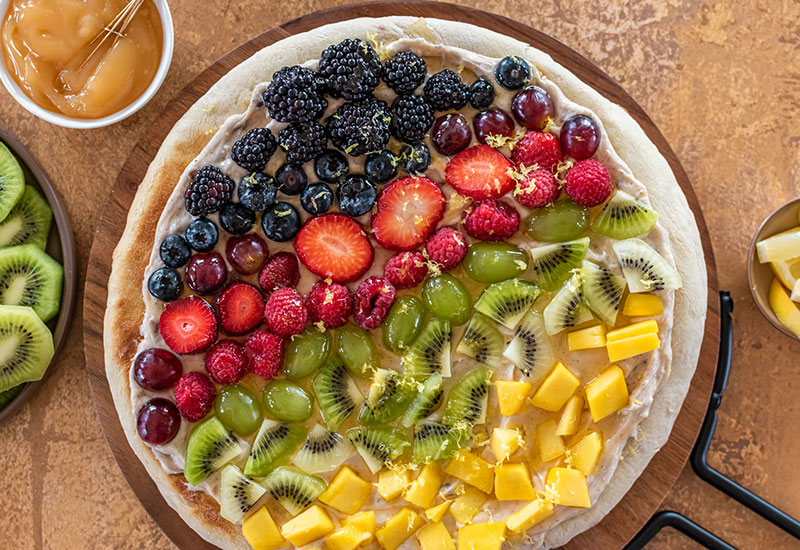 Fruity Dessert Pizza