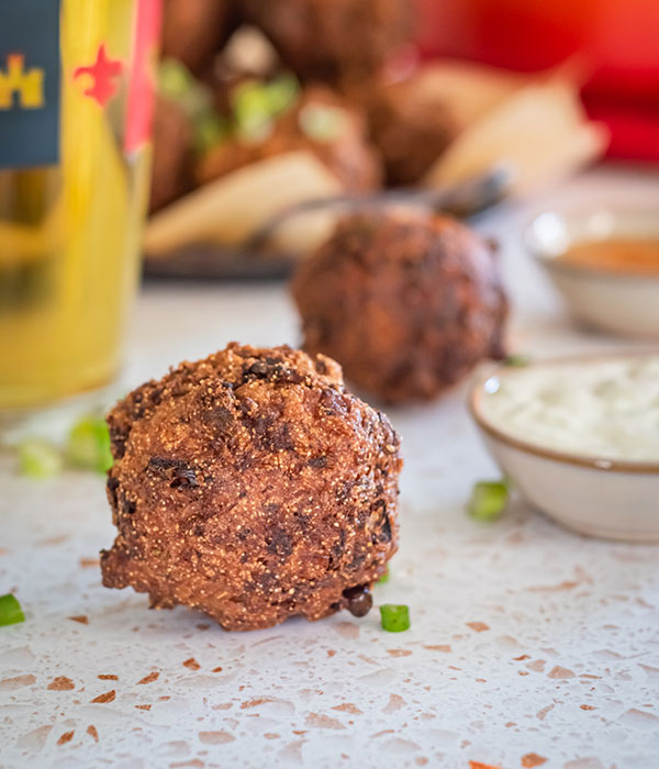 Andouille Stuffed Hush Puppies