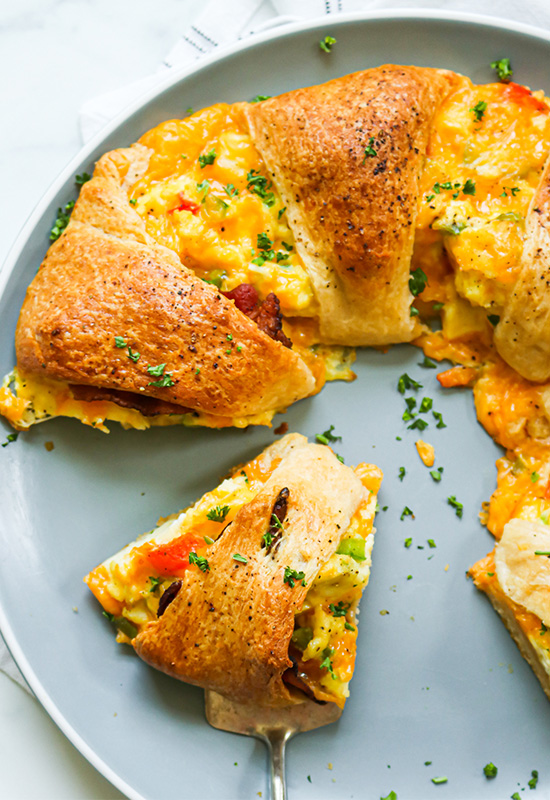 Bacon and Egg Breakfast Ring