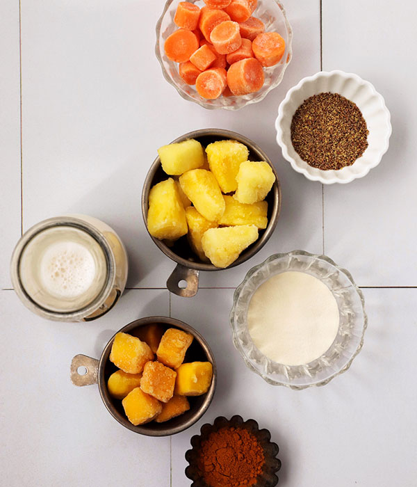 Golden Hour Smoothie Ingredients