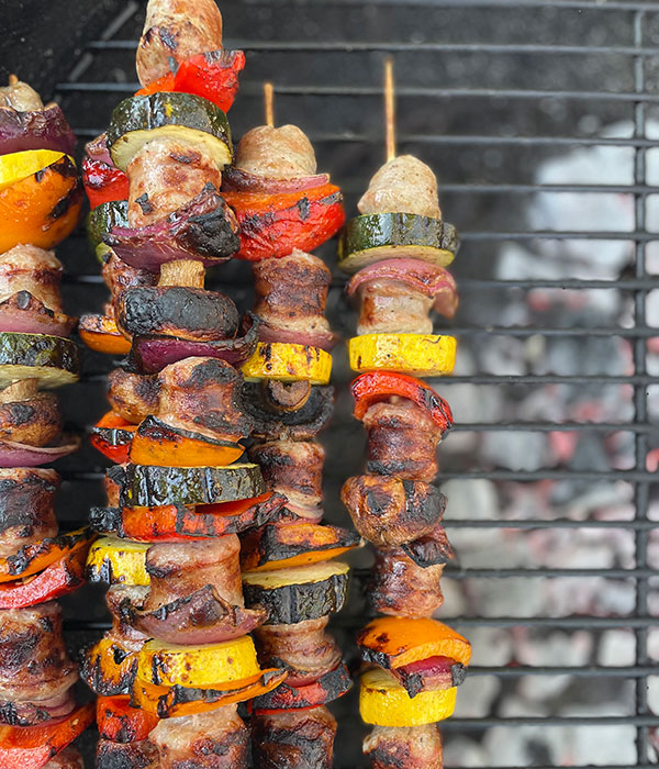 Grilled Brat Kabobs
