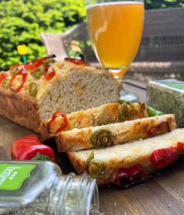 Summer Herb Beer Bread
