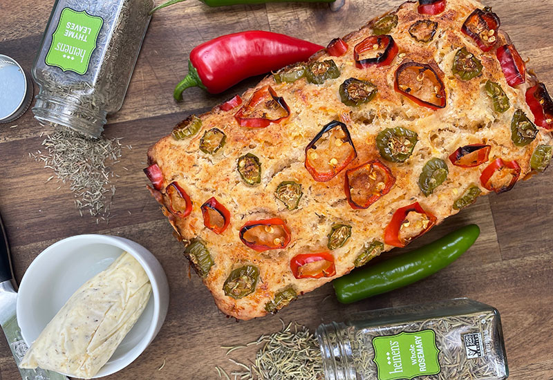 Summer Herb Beer Bread