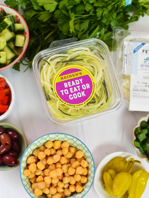 Mediterranean Zucchini Pasta Salad