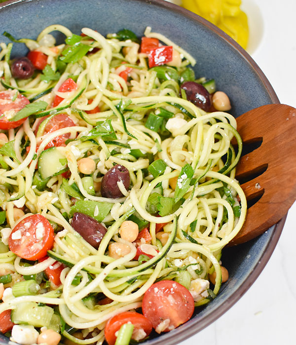 Mediterranean Zucchini Pasta Salad