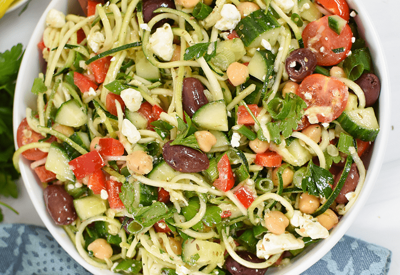 Mediterranean Zucchini Pasta Salad