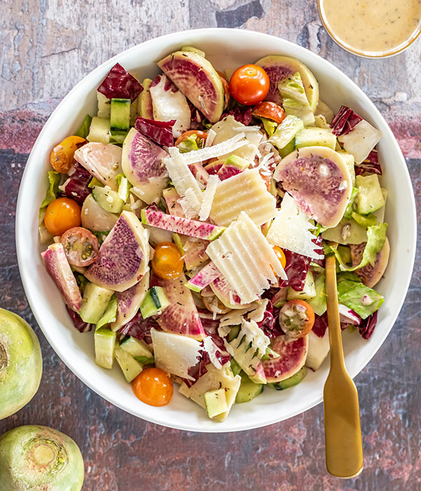 Watermelon Radish Salad