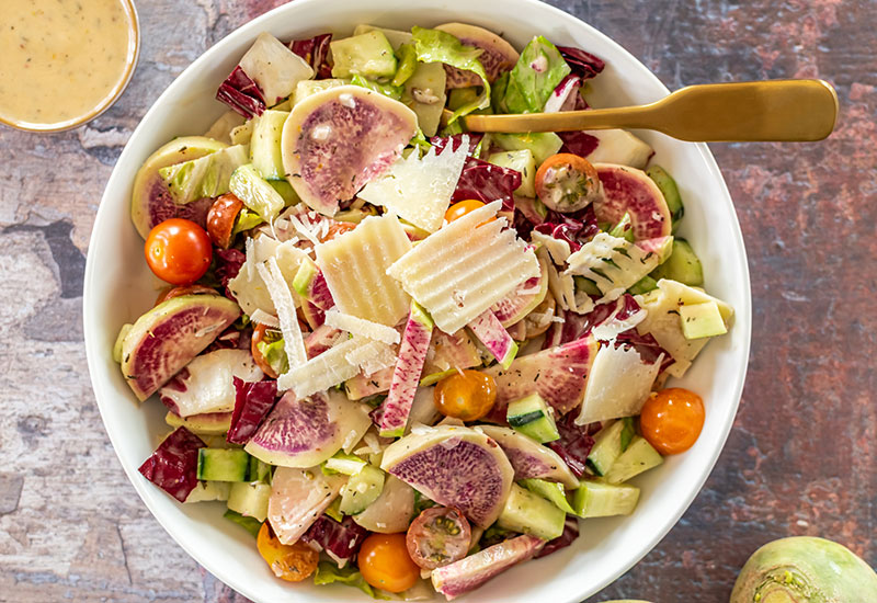 Watermelon Radish Salad