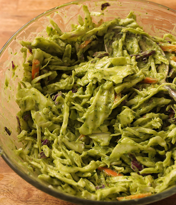 Avocado Basil Ranch Slaw