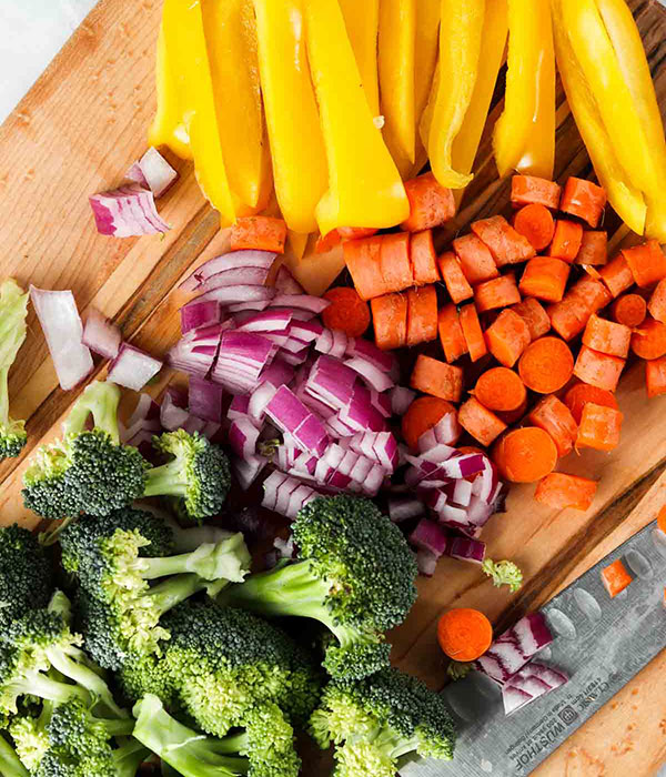 Zoodles Primavera Vegetables