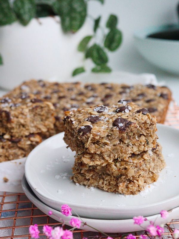 Chocolate Chip Zucchini Oat Bars