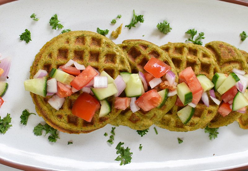 Waffled Falafel
