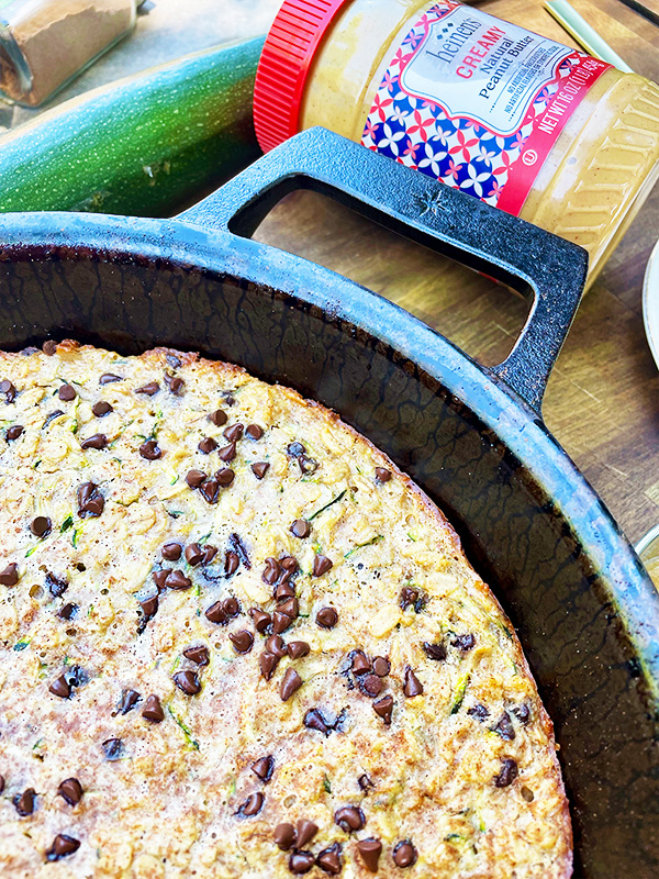 Peanut Butter Zucchini Baked Oats