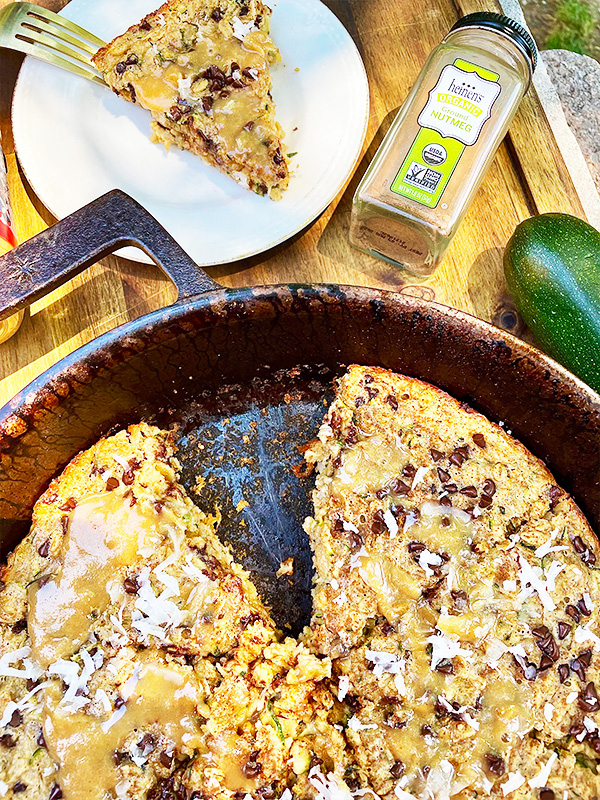 Peanut Butter Zucchini Baked Oats