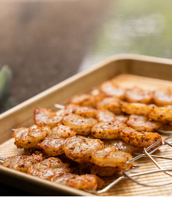 Shrimp Taco Salad with Herby Lime Dressing