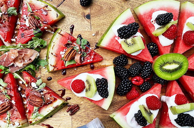 Watermelon Pizzas
