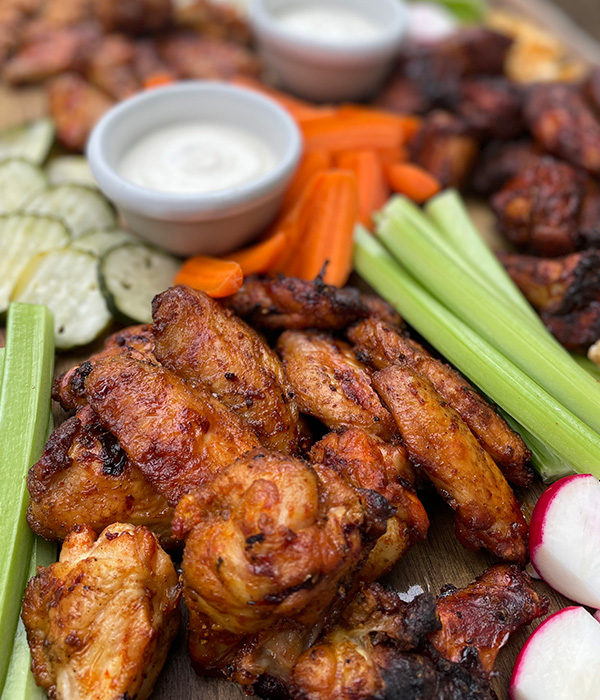 Chicken Wing Charcuterie Board