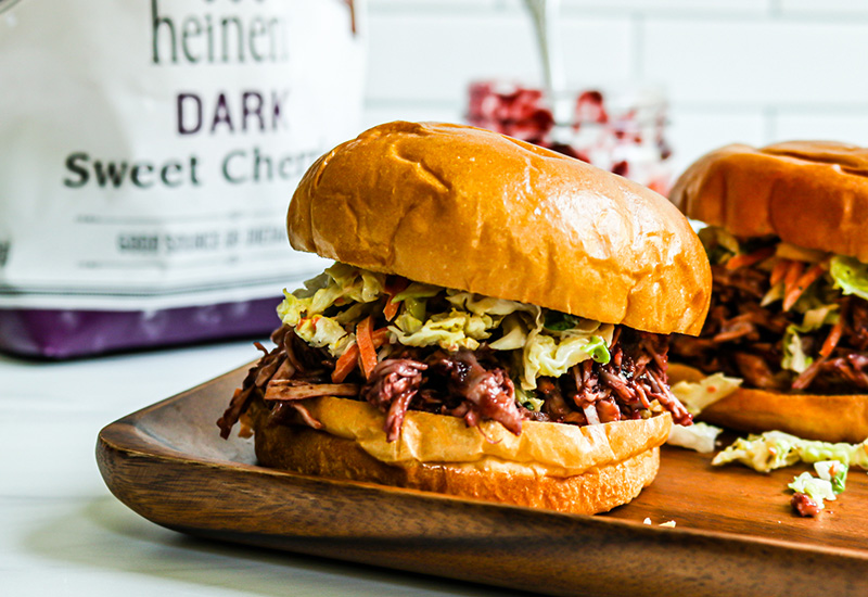 Cherry BBQ Chicken Sandwiches